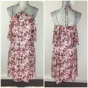CHELSEA28 Small Spring Floral Off Shoulder Dress